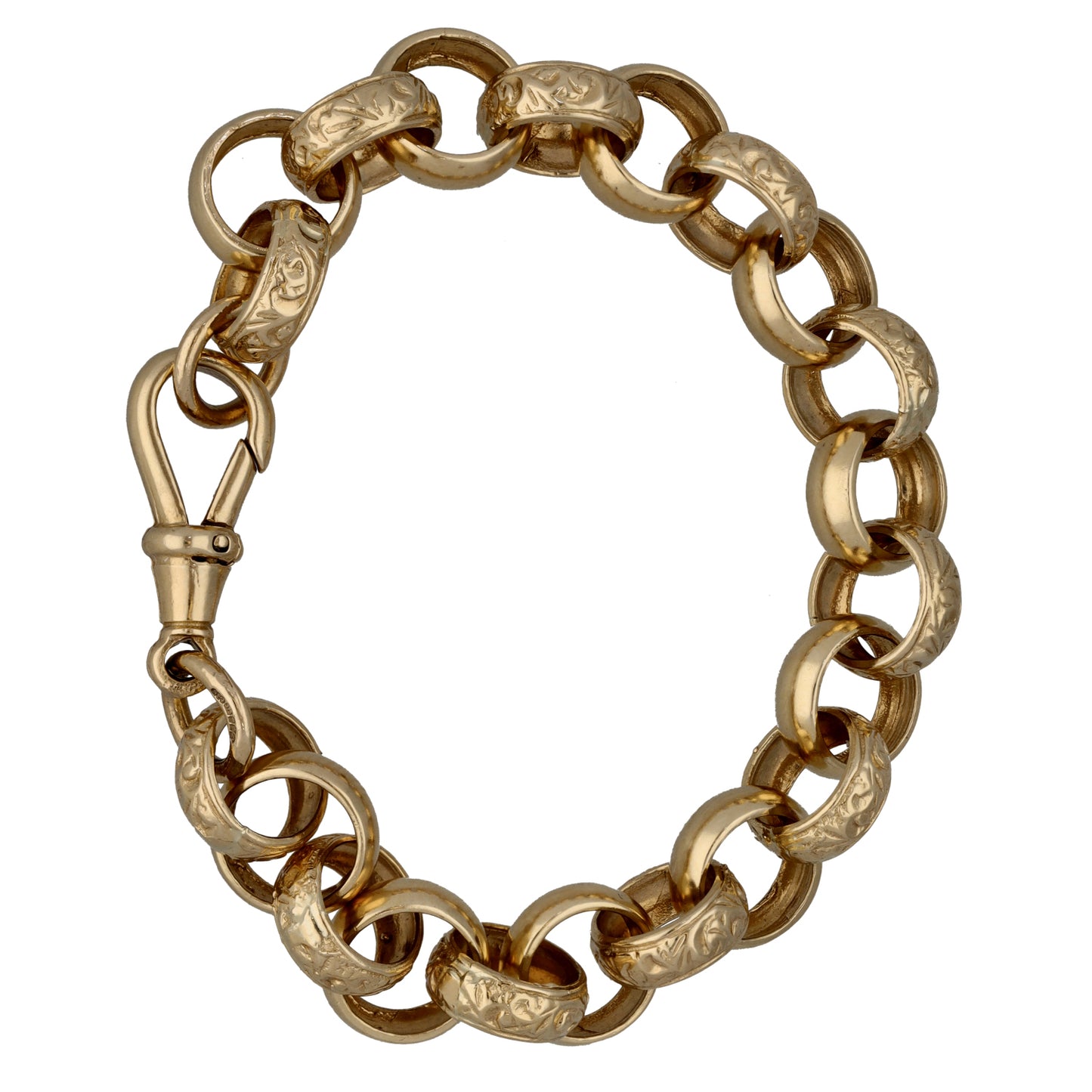 9ct Gold Belcher Bracelet