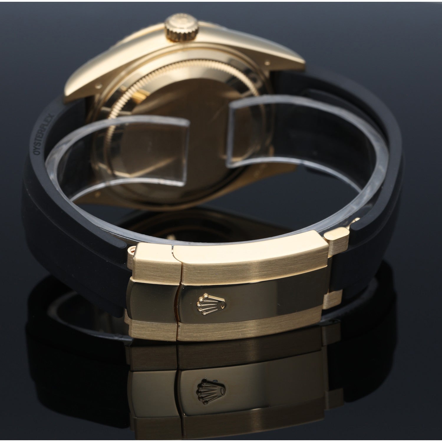 Rolex Sky Dweller 336238, white dial, gold, oysterflex bracelet, rear side image
