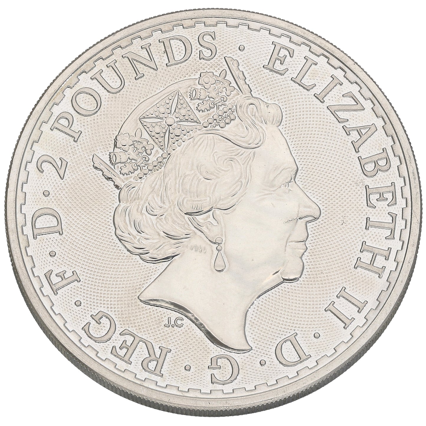 Fine Silver Queen Elizabeth II 1 OZ Britannia Coin 2021