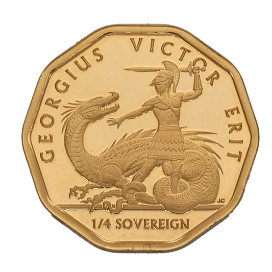 22ct Gold Prince George's 10th Birthday Quarter Sovereign Coin 2023