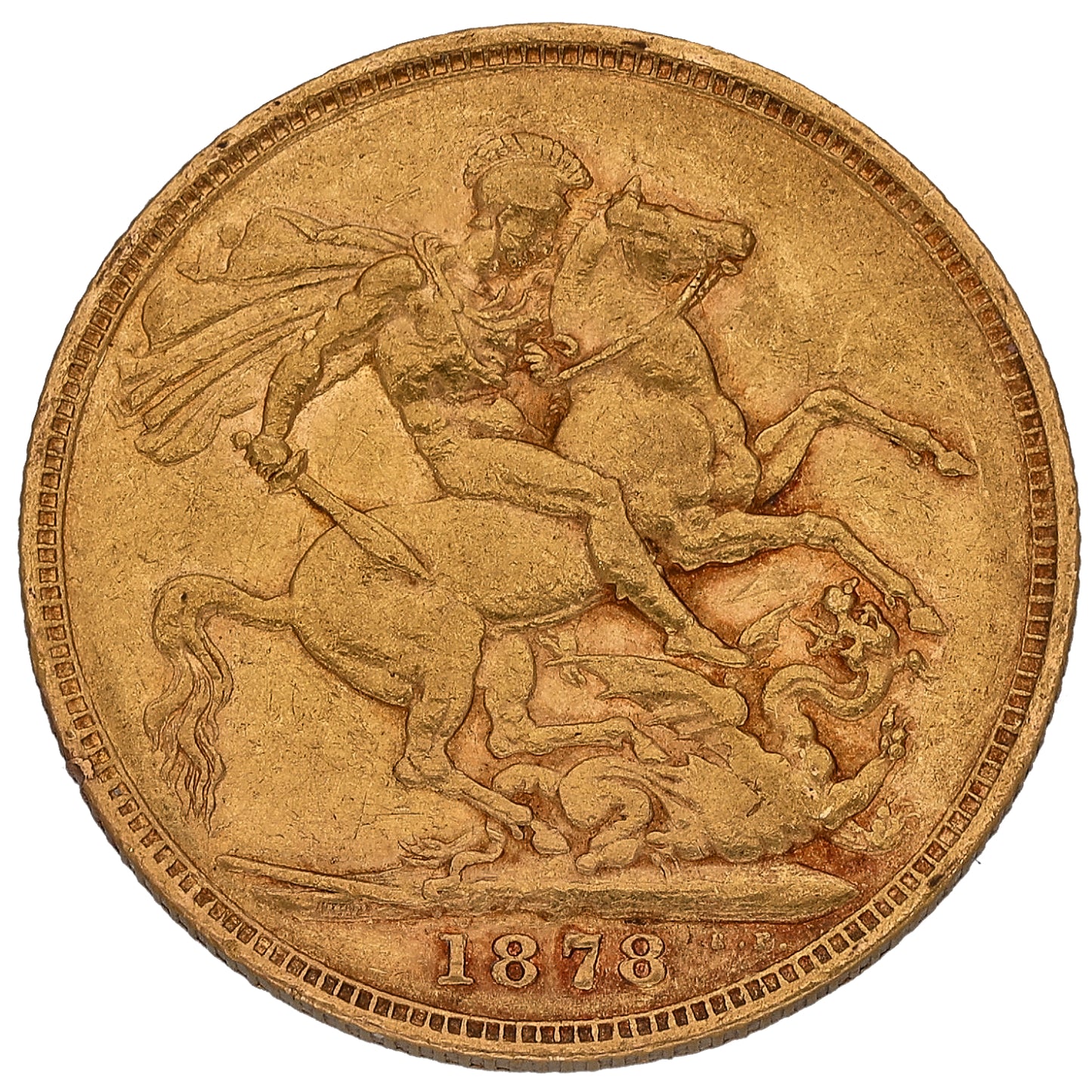 22ct Gold Queen Victoria Full Sovereign Coin 1878
