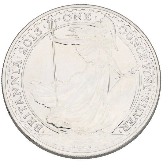 Fine Silver Queen Elizabeth II 1 OZ Britannia Coin 2013