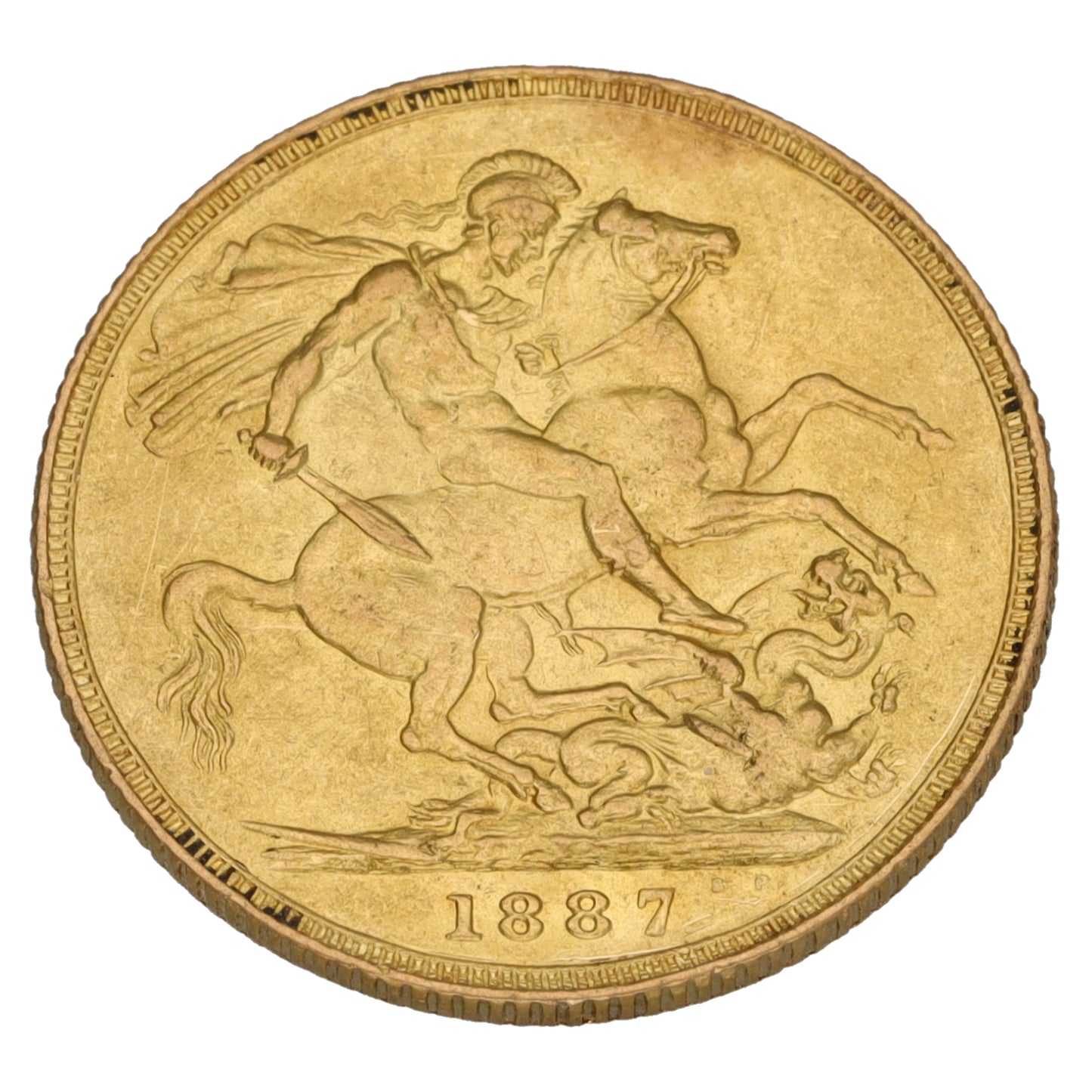 22ct Gold Queen Victoria Full Sovereign Coin 1887