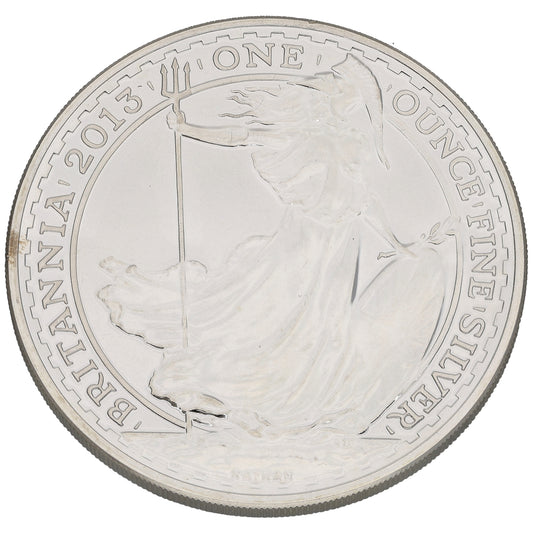 Fine Silver Queen Elizabeth II 1 OZ Britannia Coin 2013