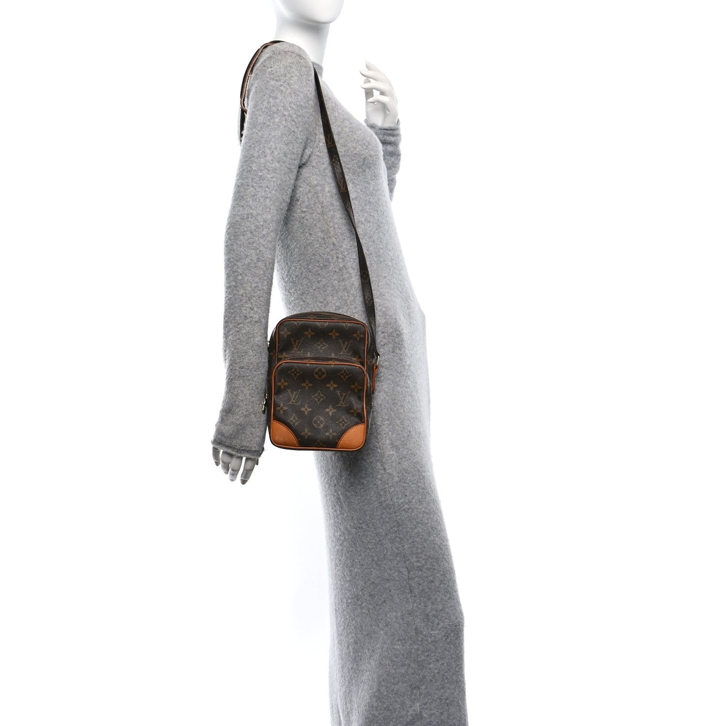 Louis Vuitton Amazon Monogram Coated Canvas Bag - Brown