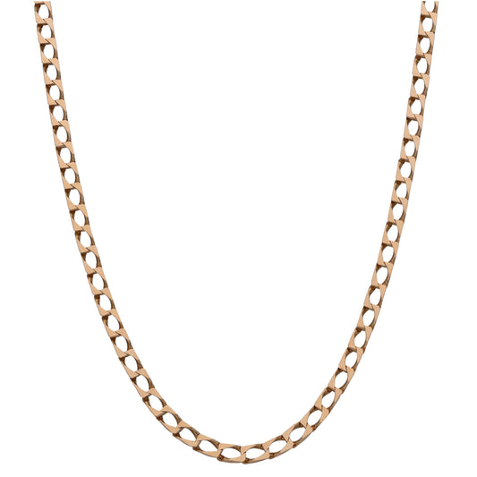 9ct Gold Curb Chain 20"