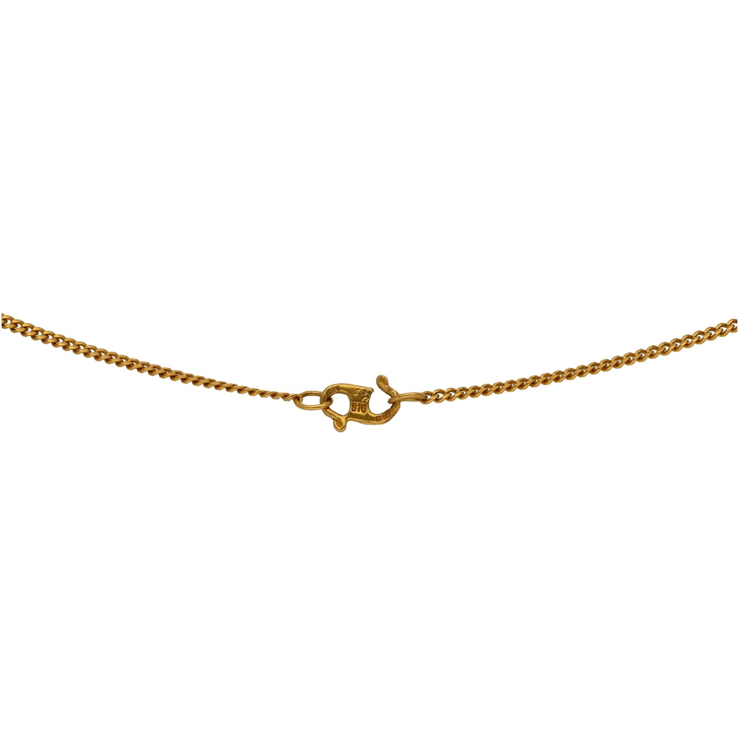 22ct Gold Curb Chain 16"