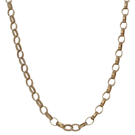 9ct Gold Belcher Chain 22"
