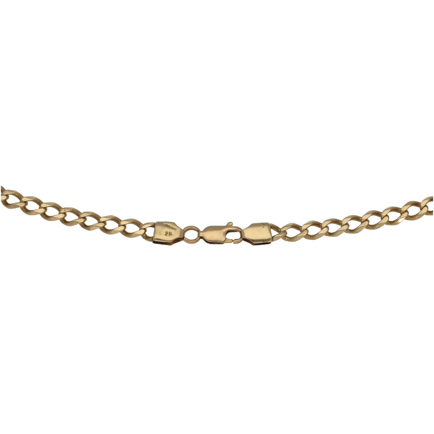 9ct Gold Curb Chain 20"