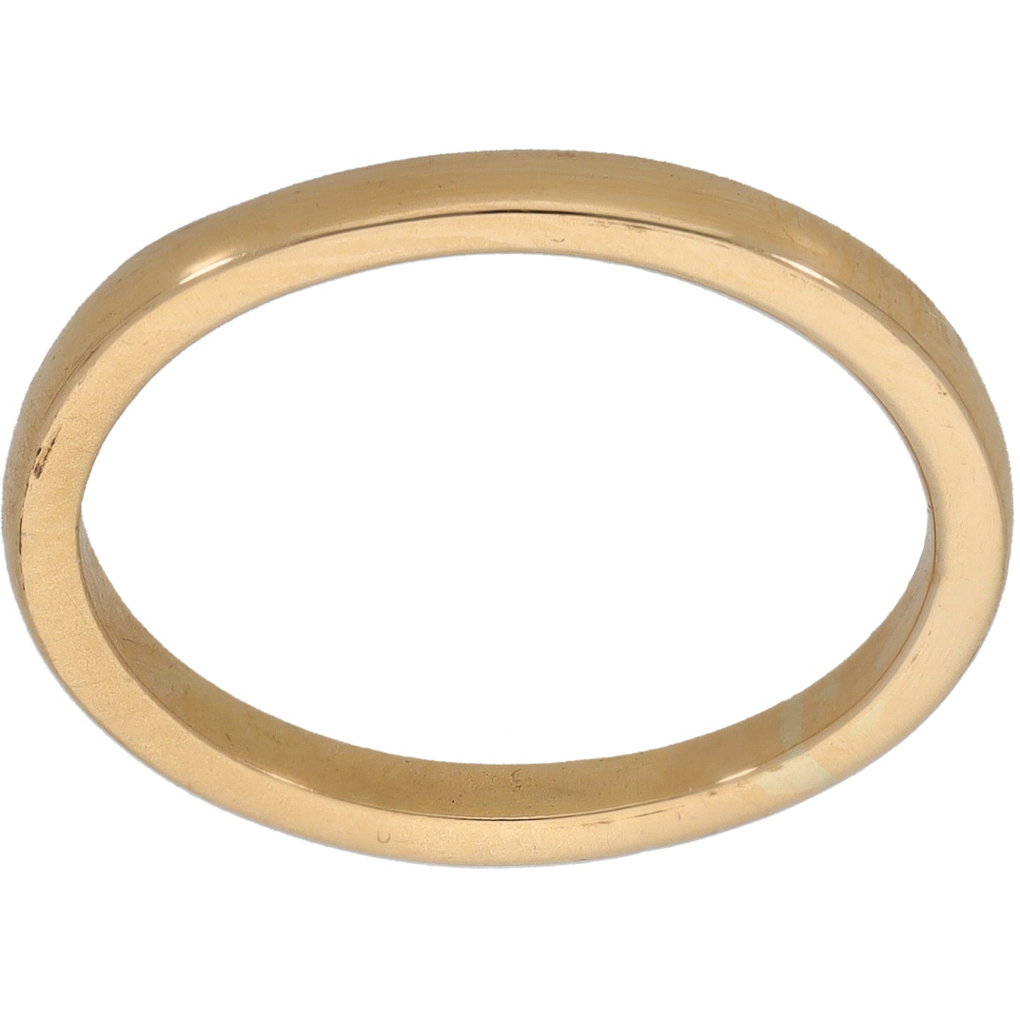 18ct Gold Plain Wedding Ring Size M