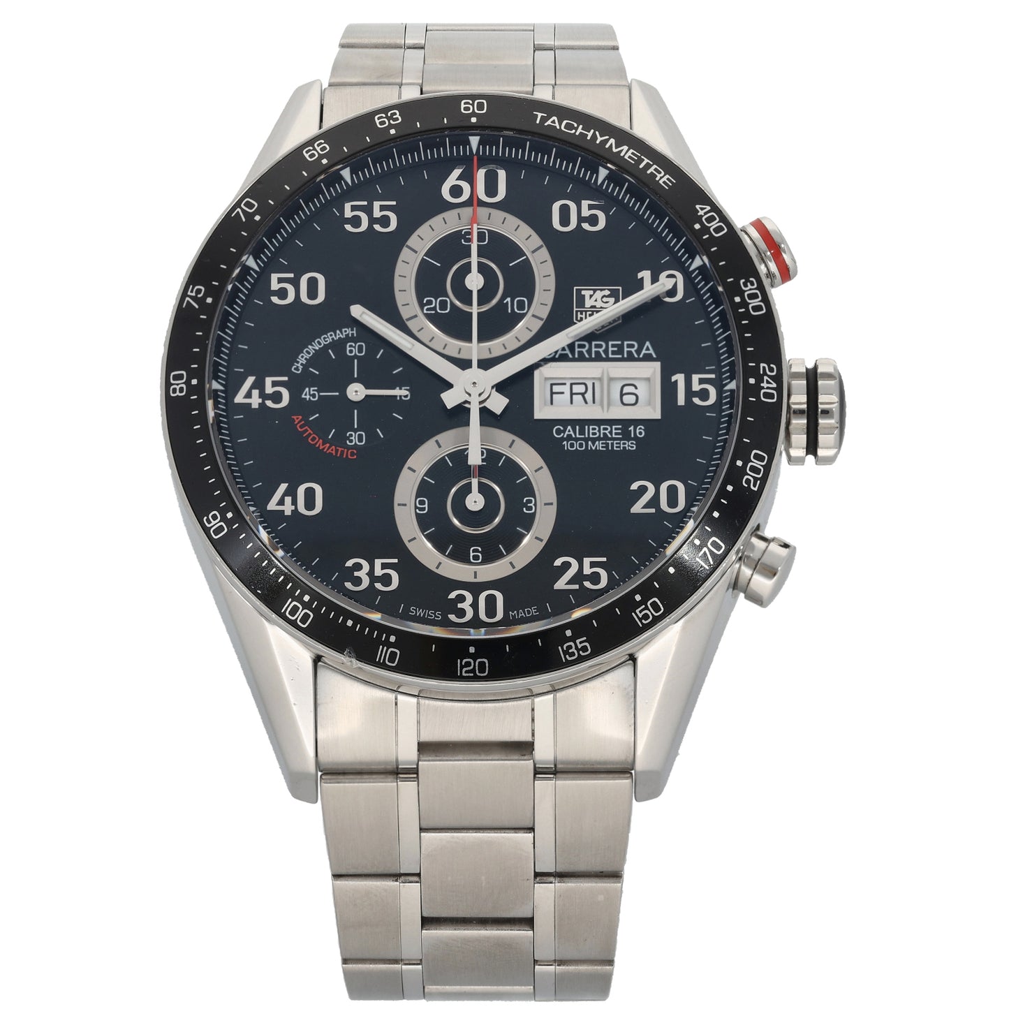 Tag Heuer Carrera CV2A10 43mm Stainless Steel Watch