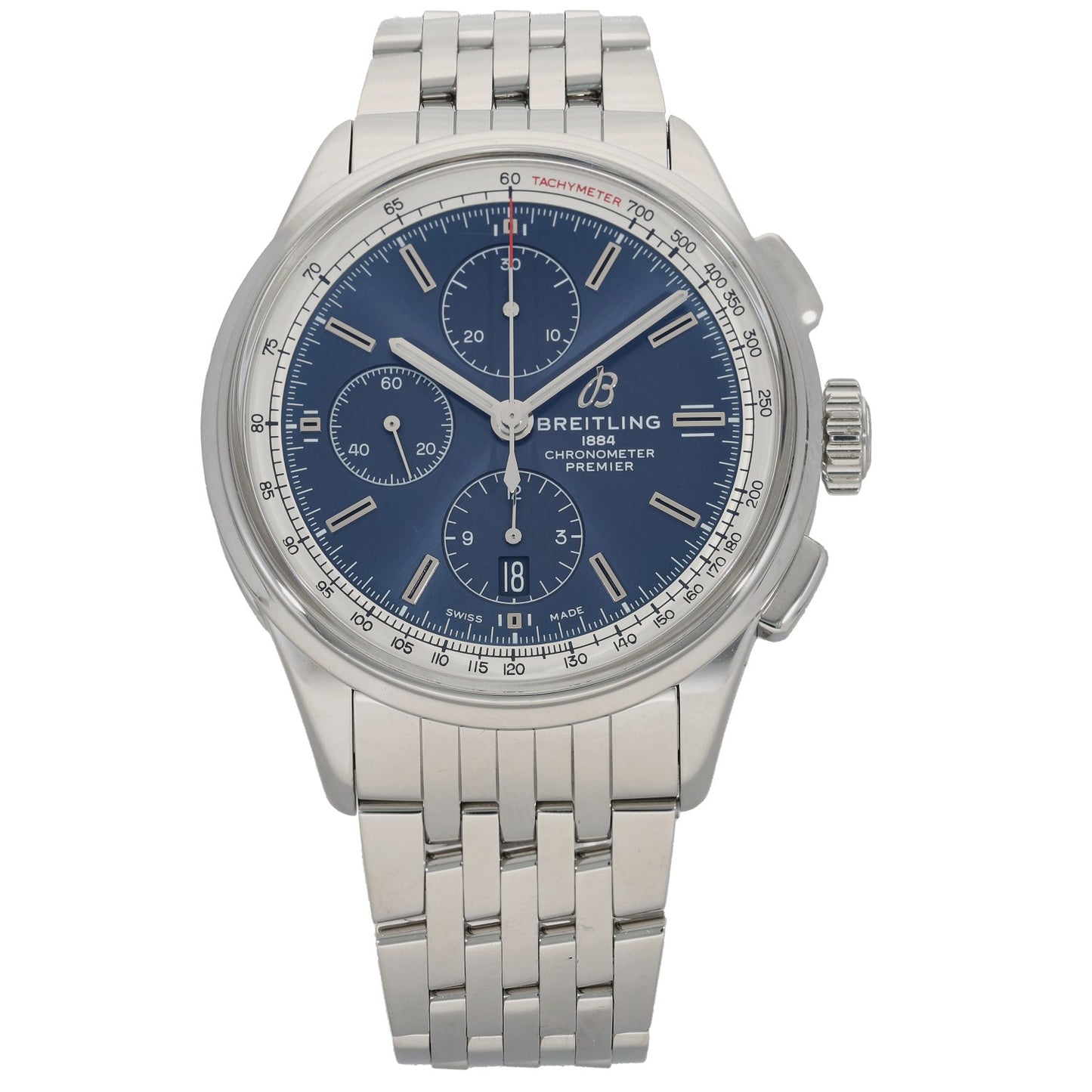 Breitling Premier Chronograph A13315 42mm Stainless Steel Watch