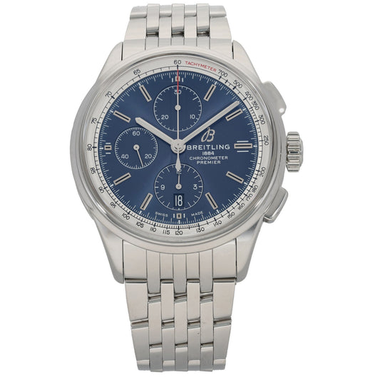 Breitling Premier Chronograph A13315 42mm Stainless Steel Watch