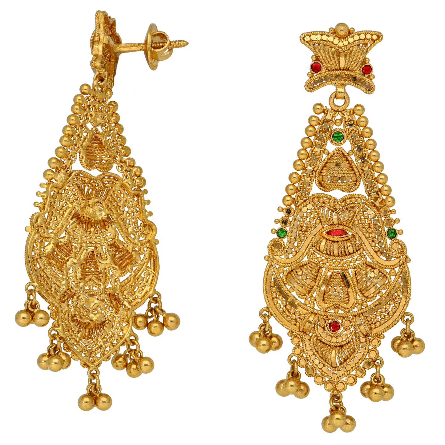22ct Gold Drop Earrings