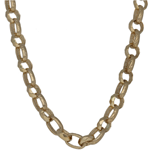 9ct Gold Belcher Chain 24"
