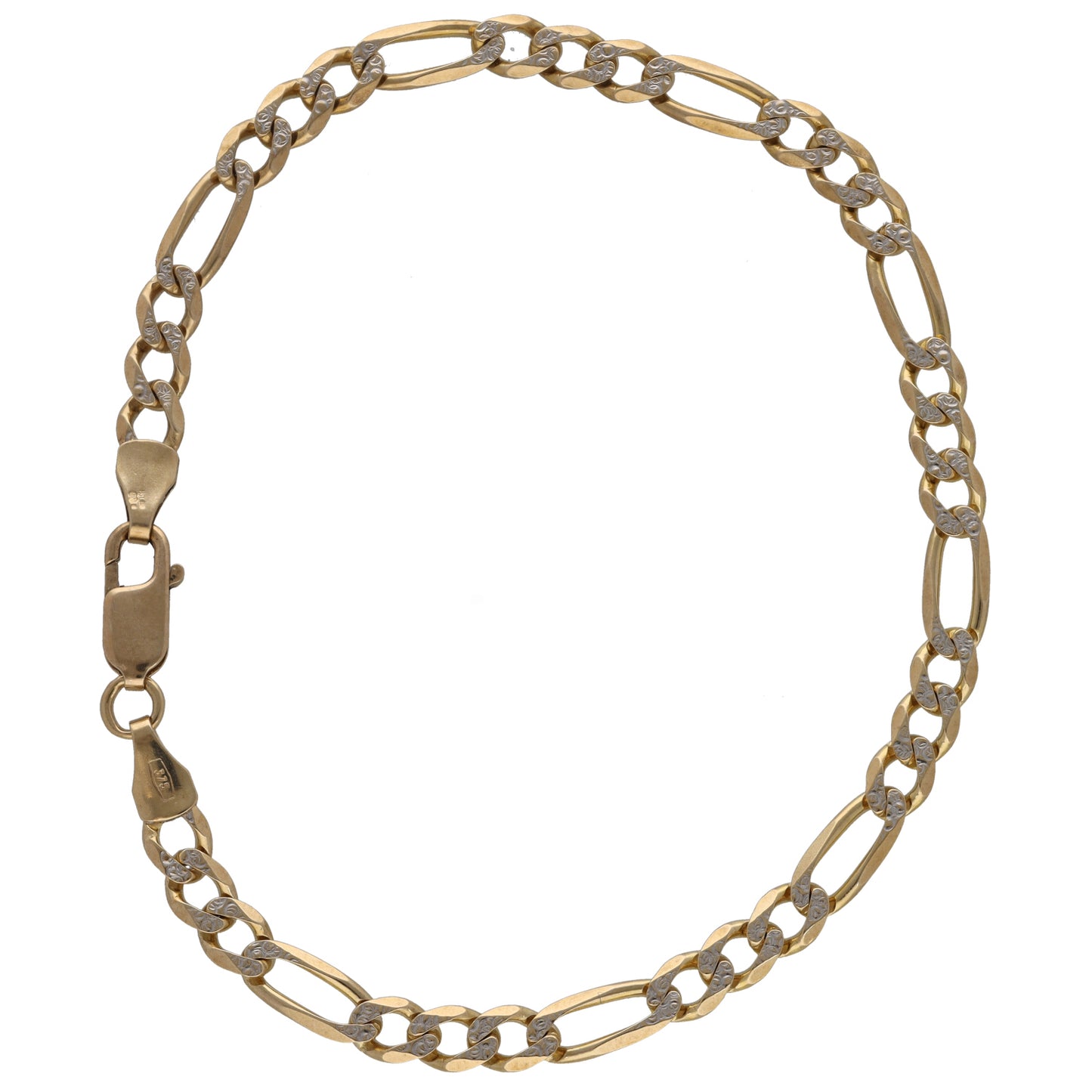 9ct Gold Figaro Bracelet