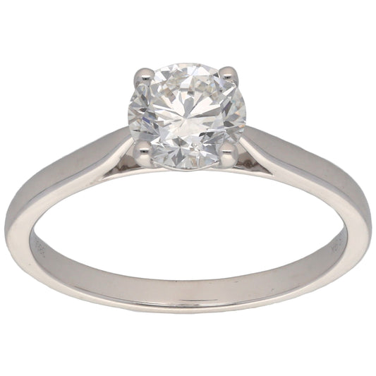 New 9ct White Gold 1.00ct Laboratory-Grown Solitaire Ring