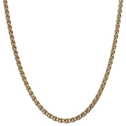 9ct Gold Fancy Necklace 16"