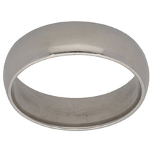 Load image into Gallery viewer, Platinum Plain Wedding Ring Size R
