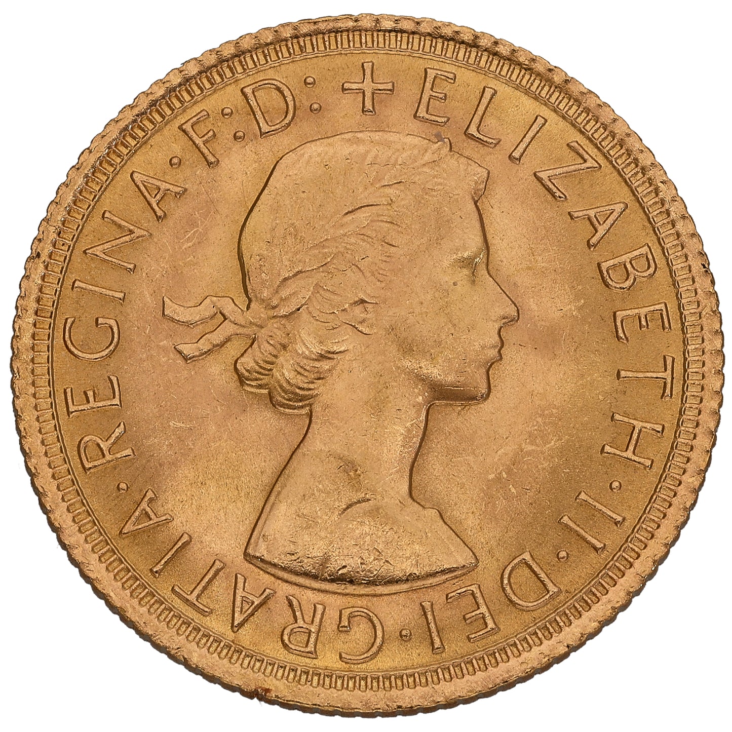 22ct Gold Queen Elizabeth II Full Sovereign Coin 1967