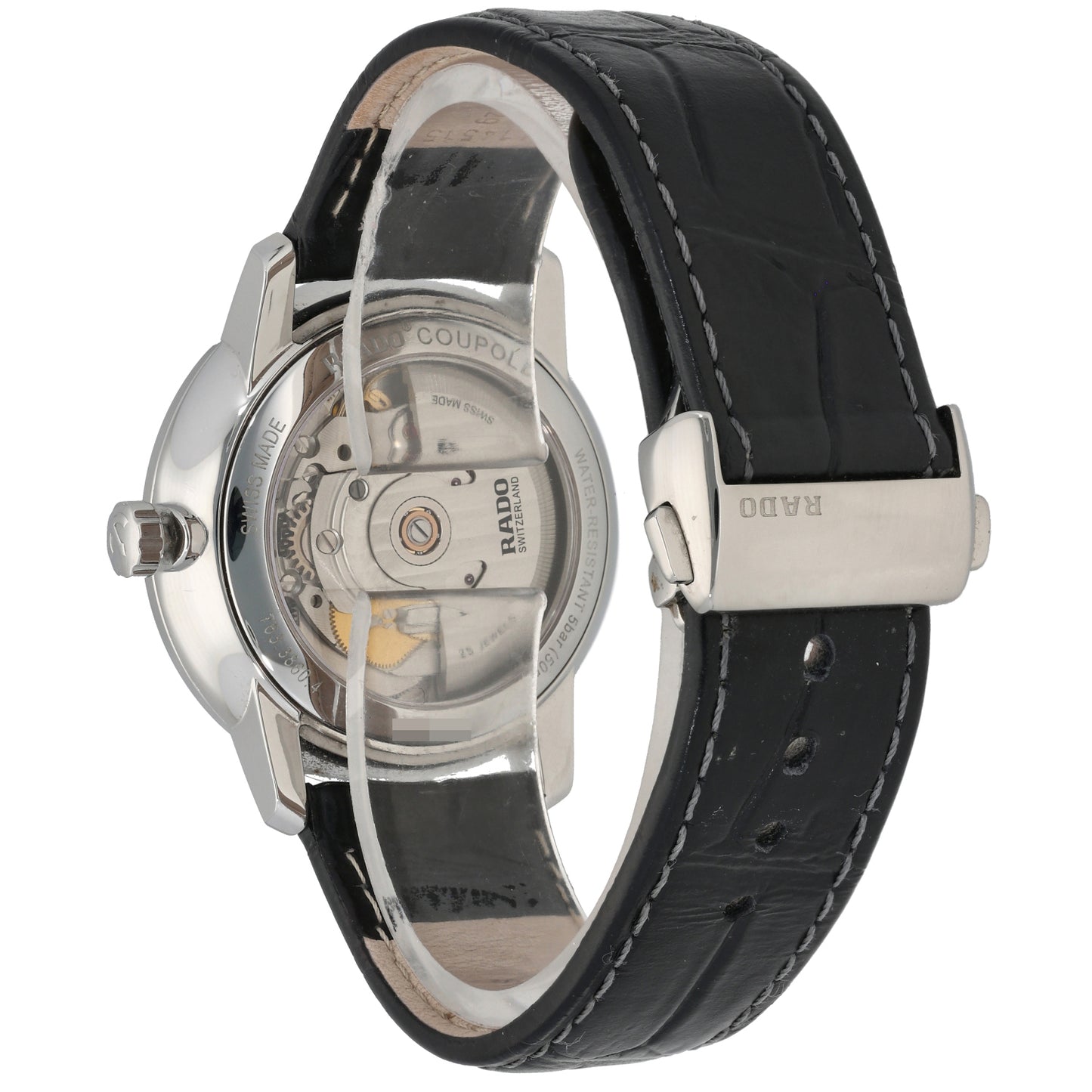 Rado Coupole 763.3860.4 38mm Stainless Steel Watch