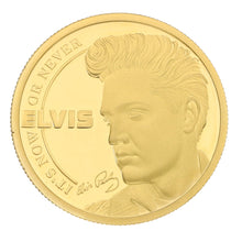 Load image into Gallery viewer, 9ct Elvis Presley &#39;It&#39;s Now Or Never&#39; Two Crowns Coin 2021
