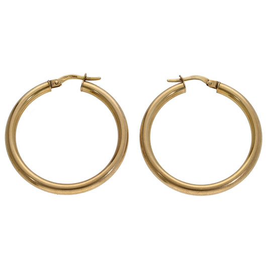 9ct Gold Hoop Earrings