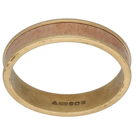 9ct Gold Plain Wedding Ring Size Q
