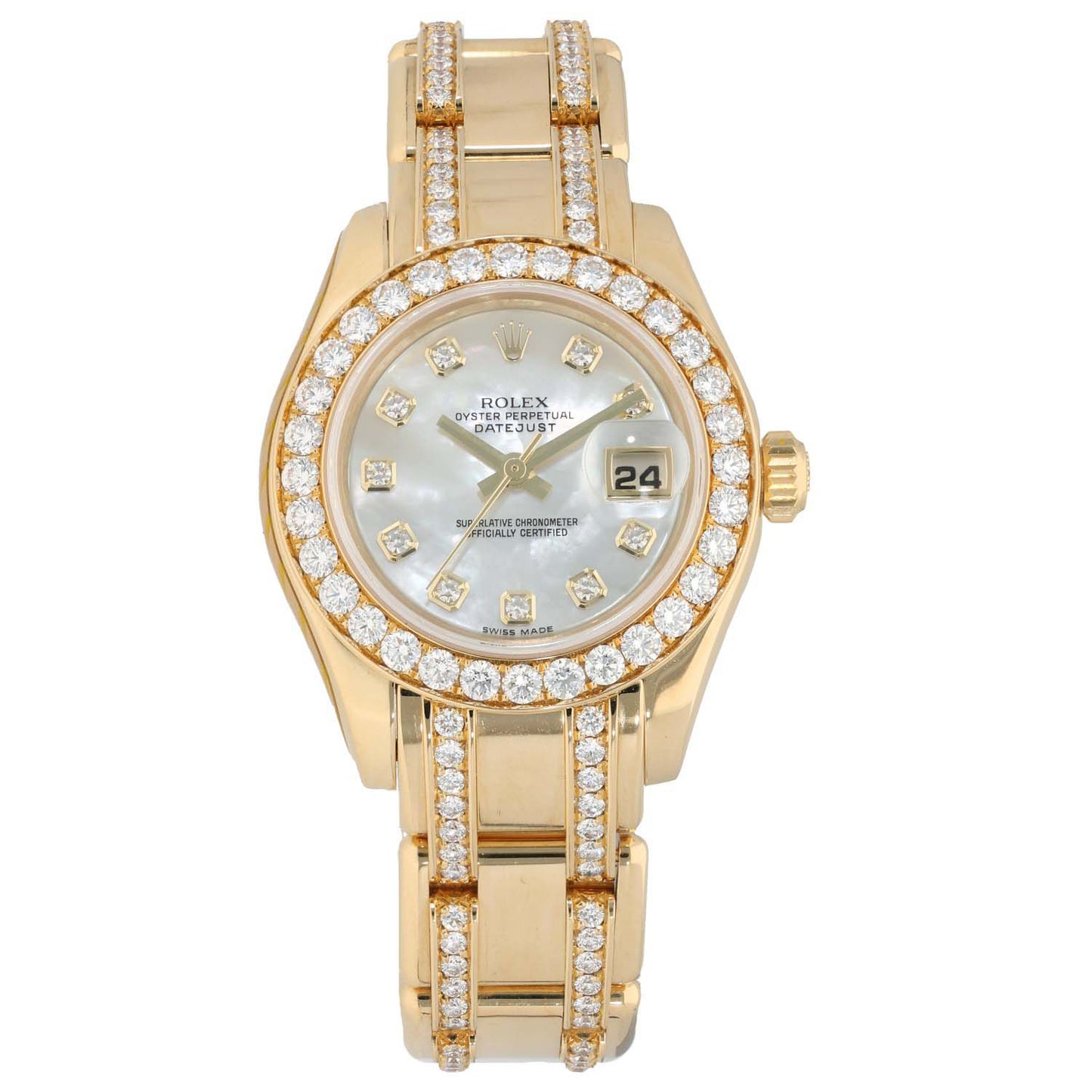 Rolex Pearlmaster 80298 29mm Gold Watch