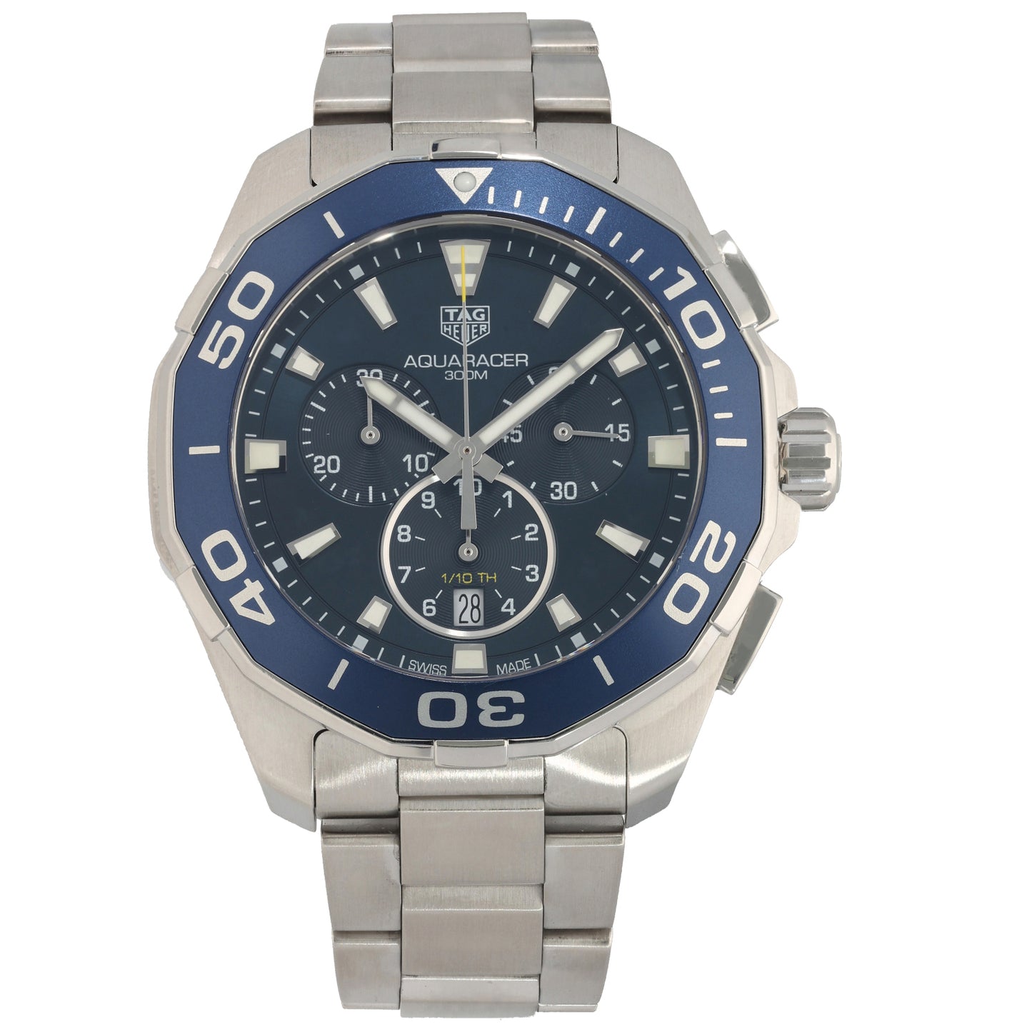 Tag Heuer Aquaracer CAY111B 43mm Stainless Steel Watch