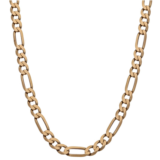 9ct Gold Figaro Chain 20"