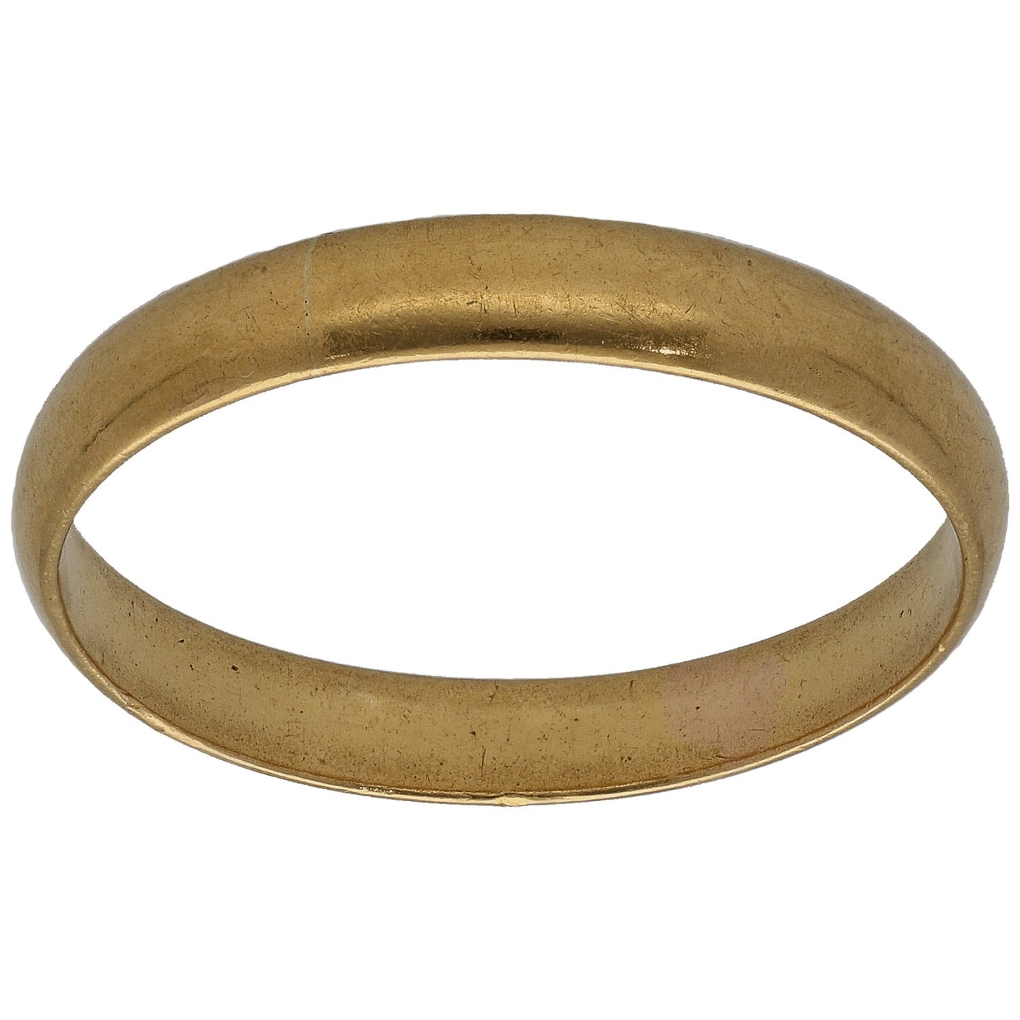 22ct Gold Plain Wedding Ring Size U
