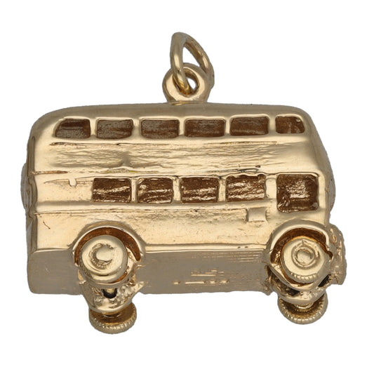 9ct Gold Bus Pendant