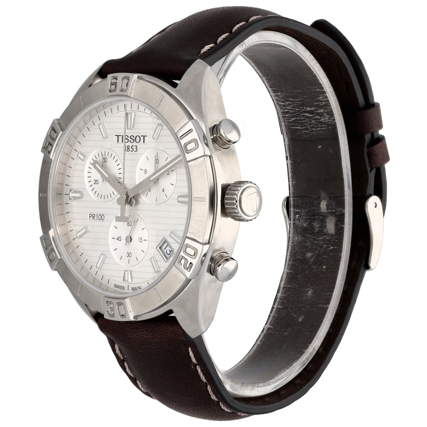 Tissot PR100 T101617 A 44mm Stainless Steel Watch