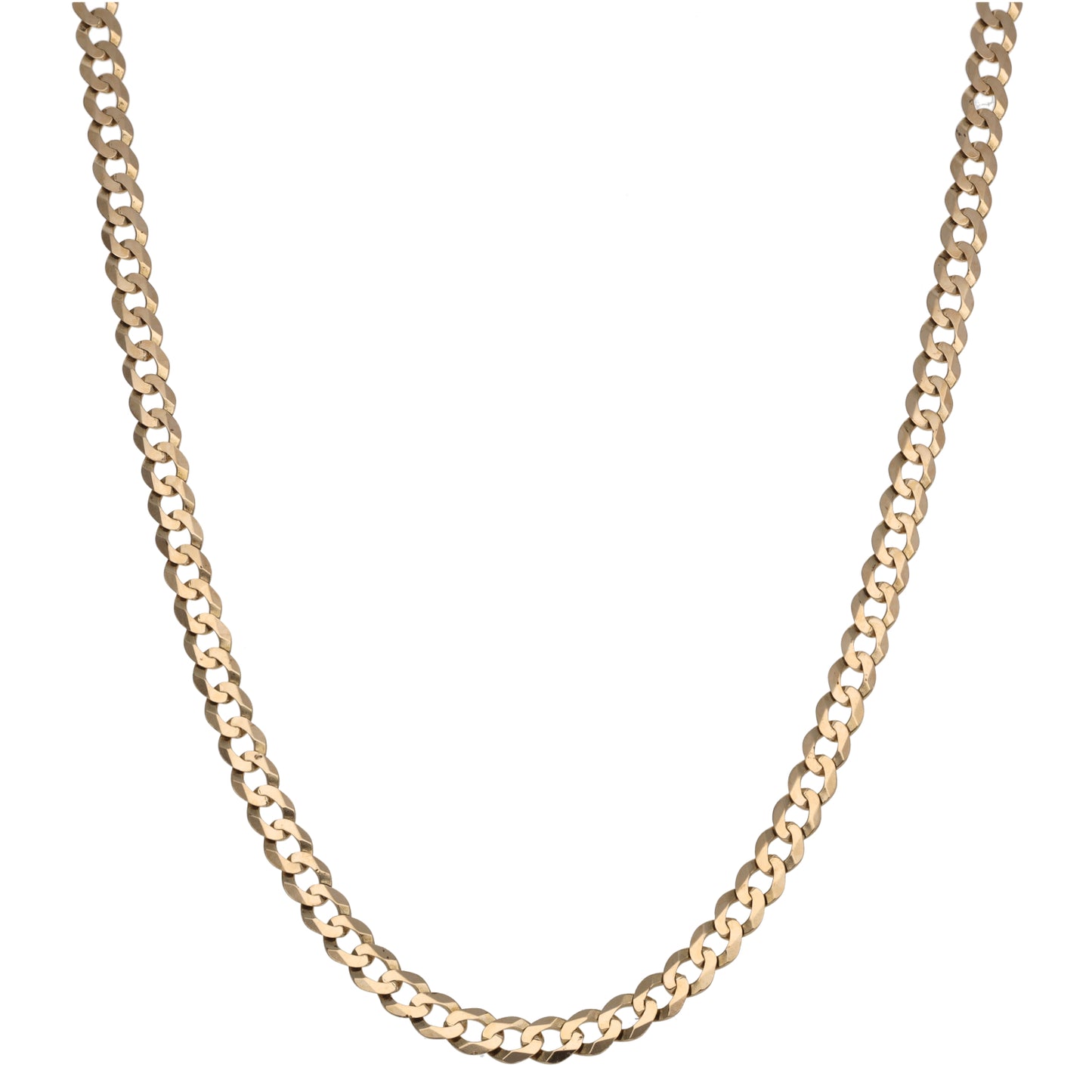 9ct Gold Curb Chain 20"