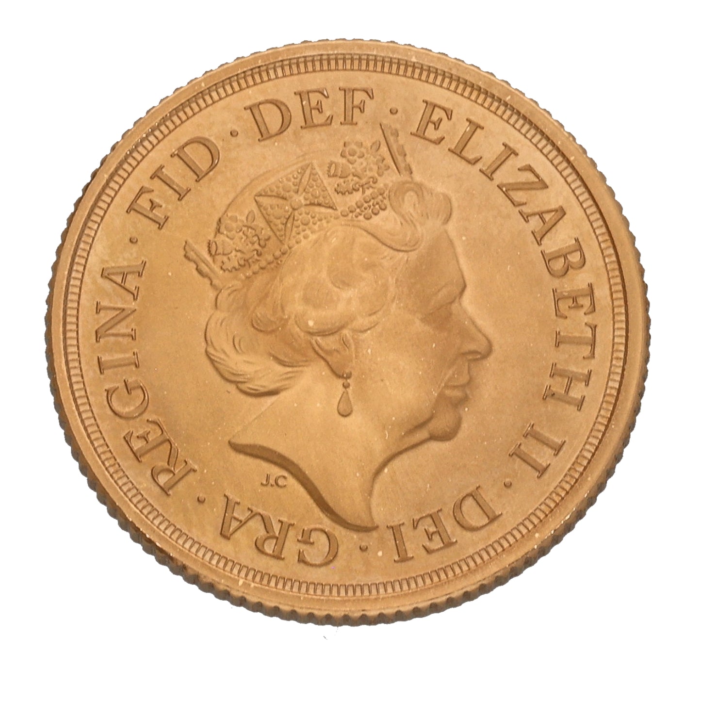 22ct Gold Queen Elizabeth II Full Sovereign Coin 2020
