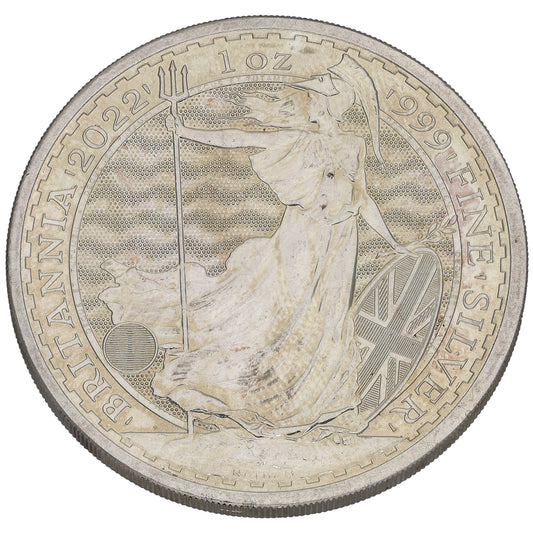 Fine Silver Queen Elizabeth II 1 OZ Britannia Coin 2022