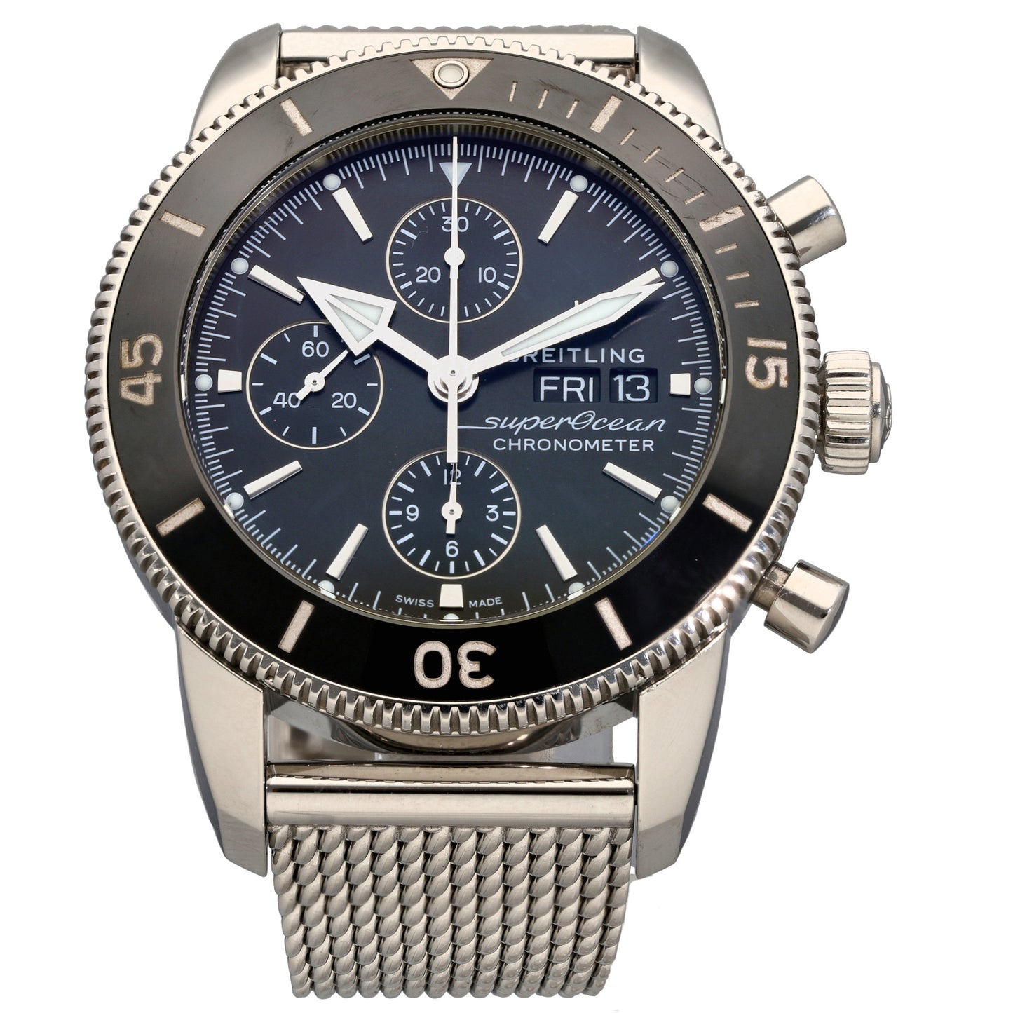 Breitling Superocean Heritage II A13313 44mm Stainless Steel Watch