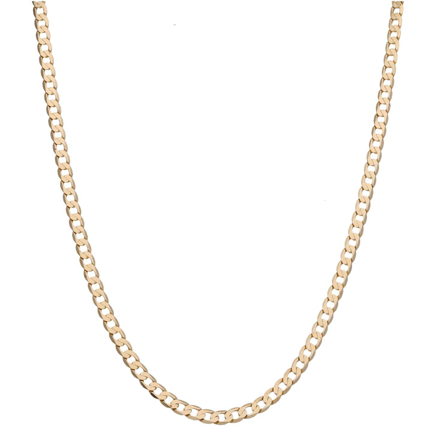 9ct Gold Curb Chain 24"