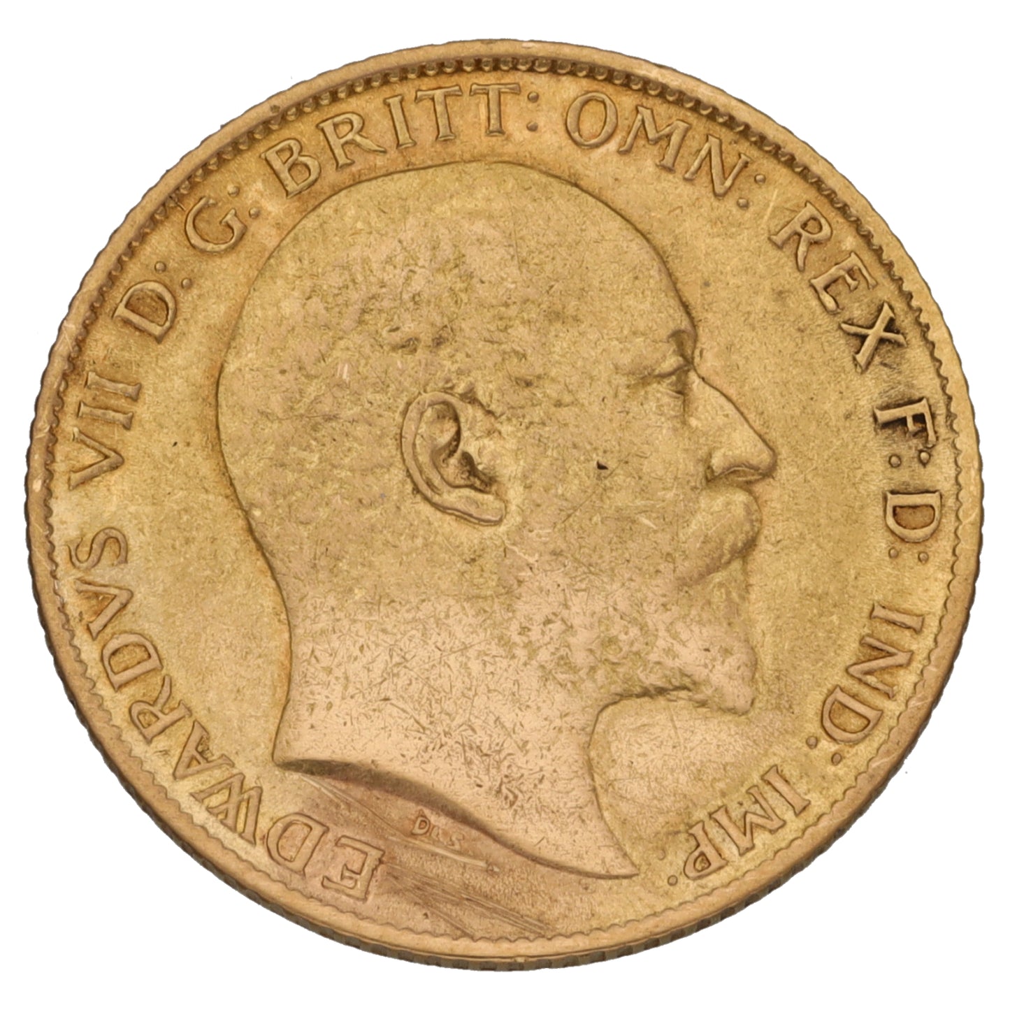 22ct Gold King George V Half Sovereign Coin 1905