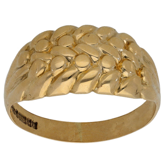 9ct Gold Keeper Ring Size V