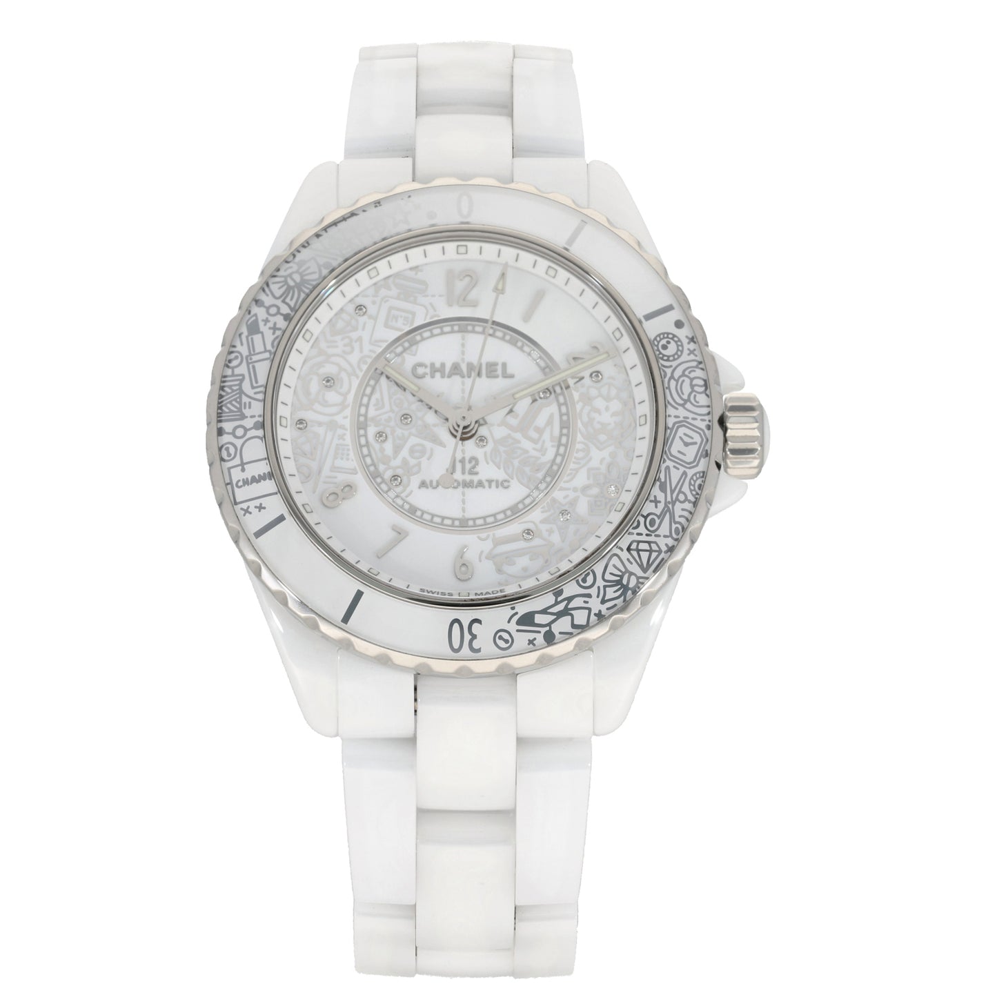Chanel J12 H6476 38mm Ceramic Watch