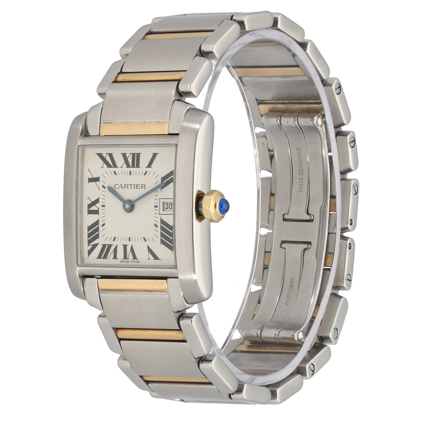 Cartier Tank Francaise 2465 25mm Bi-Colour Watch