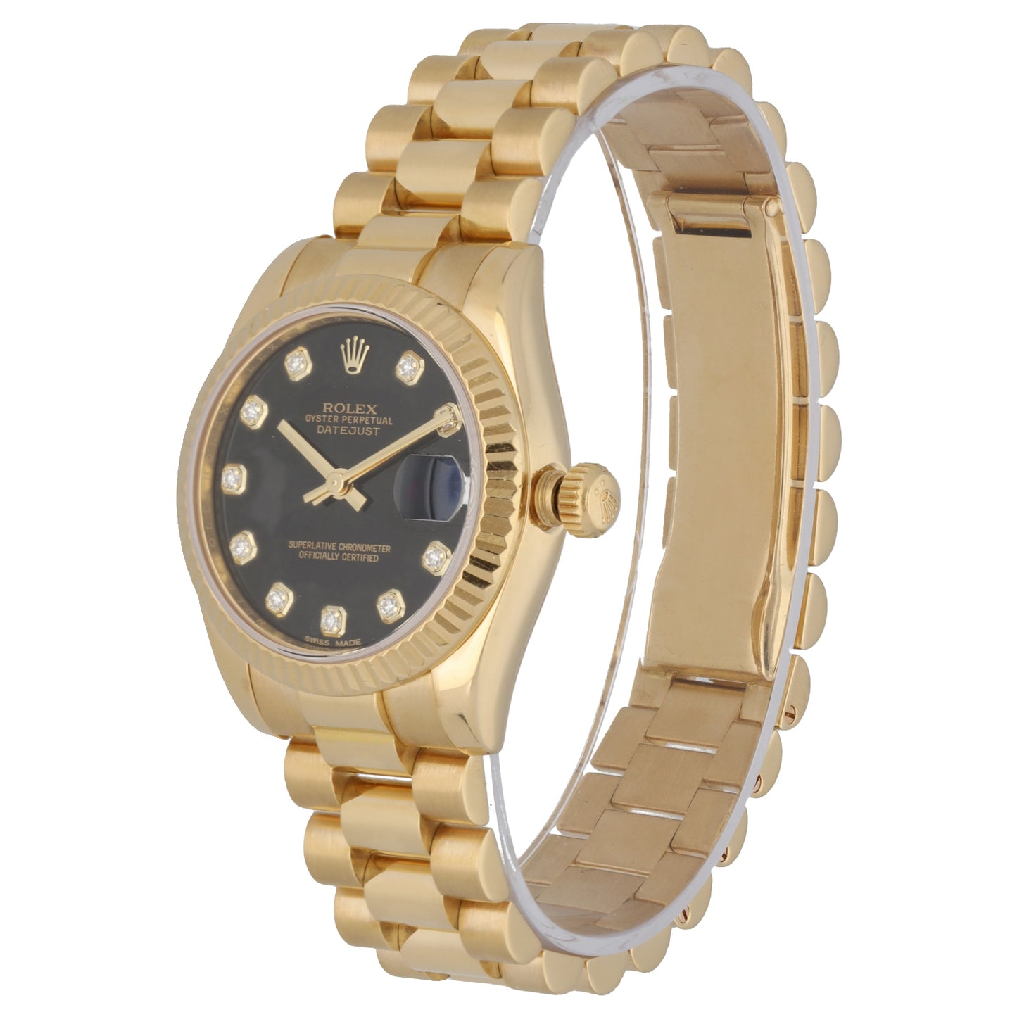 Rolex Lady Datejust 178278 31mm Gold Unisex Watch