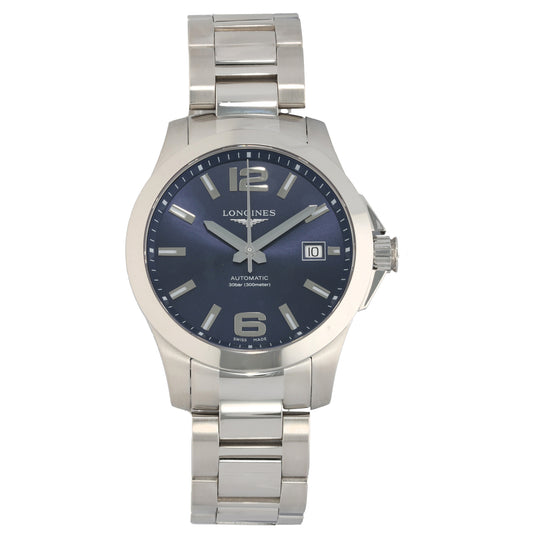 Longines Conquest L3.776.4 39mm Stainless Steel Watch