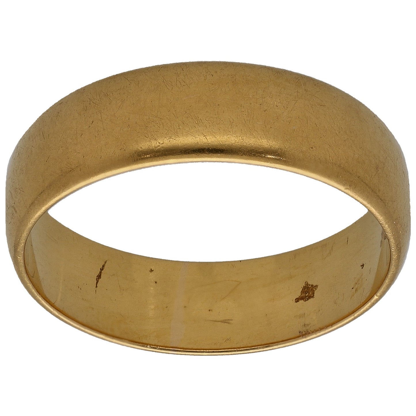 22ct Gold Plain Wedding Ring Size U