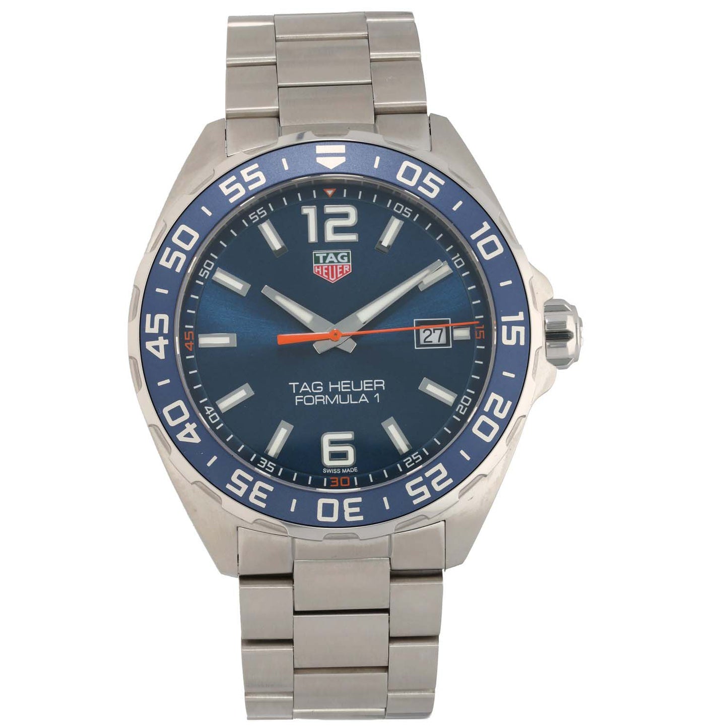 Tag Heuer Formula 1 WAZ1010 43mm Stainless Steel Watch