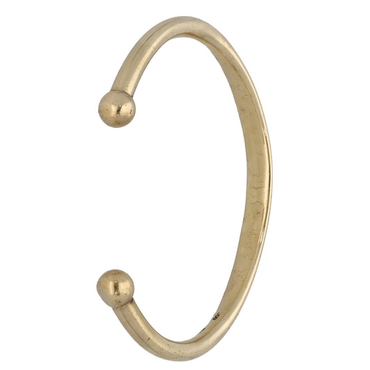 9ct Gold Torque Bangle