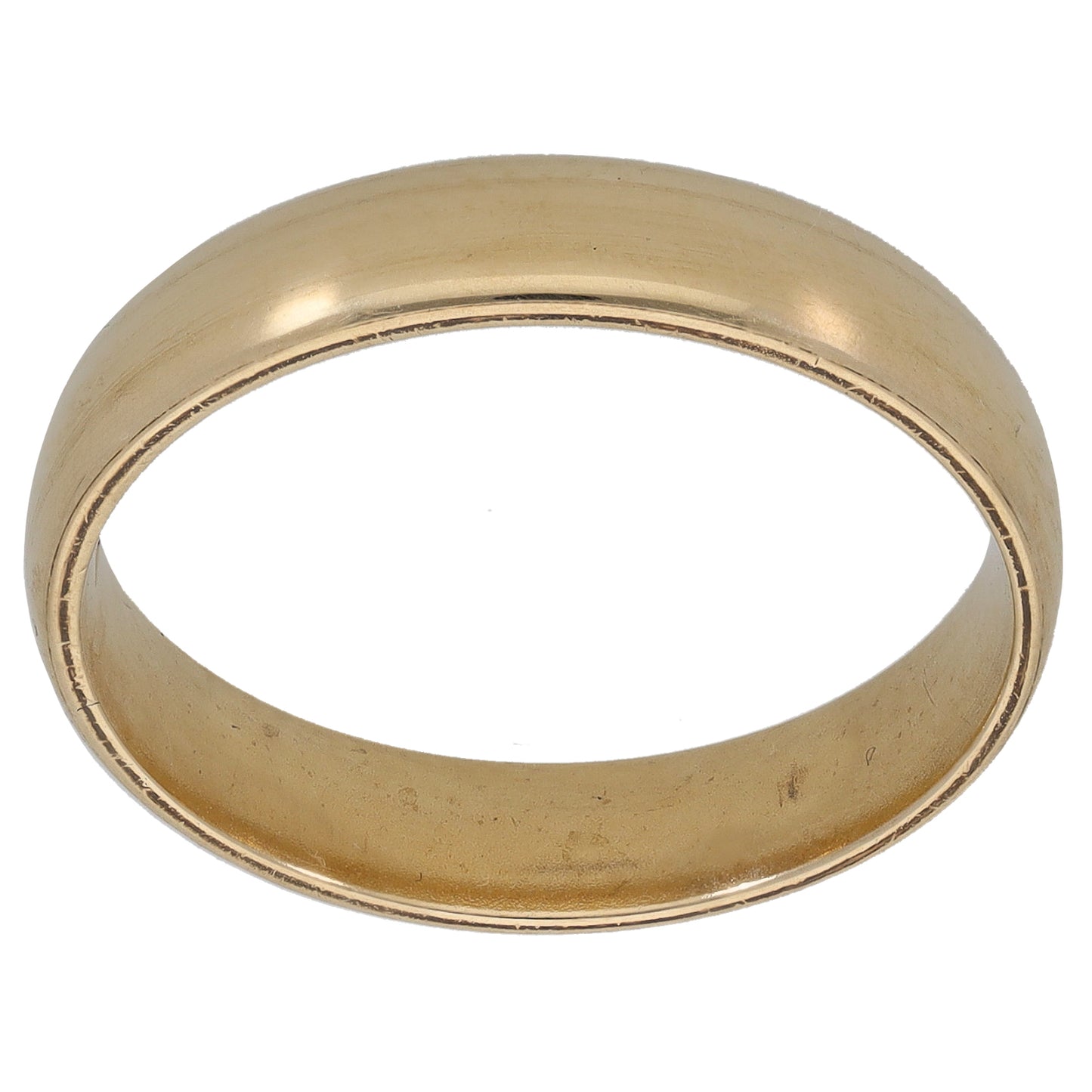 9ct Gold Plain Wedding Ring Size O