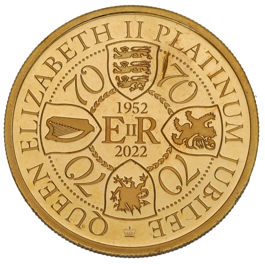 22ct Gold Queen Elizabeth II Platinum Jubilee 10 Dollars Coin 2022